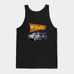 Back to the Future - DMC DeLorean Tank Top
